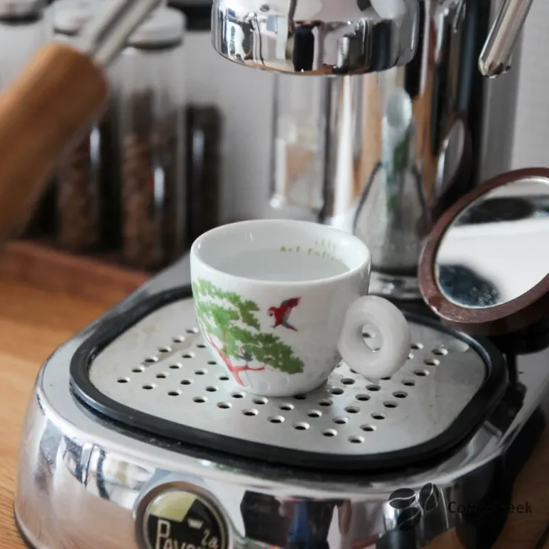 Vorbereitung des La Pavoni Siebträgers