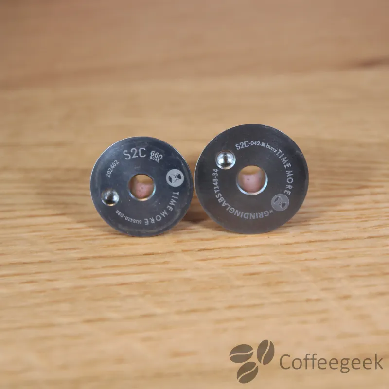 S2C-042 III Mahlscheiben von unten gesehen