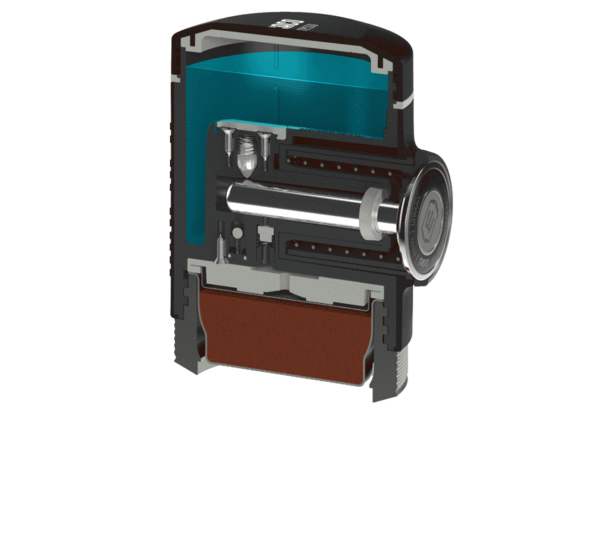 Animation of the Wacaco Picopresso in operation