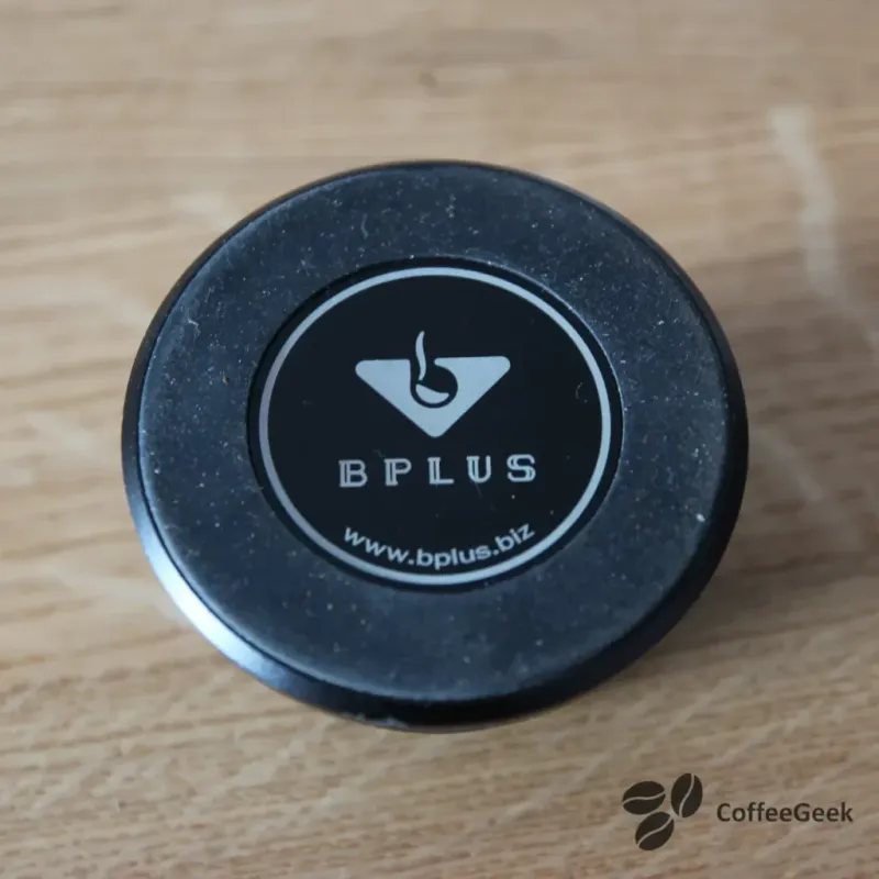 Apollo grinder catch cup seen from above