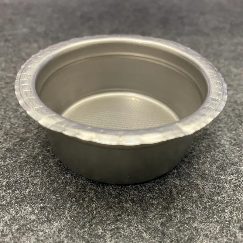 Close-up of the modified basket