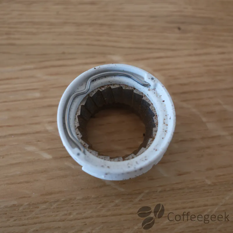 Timemore Bricks 01S burrs removed for complete cleaning