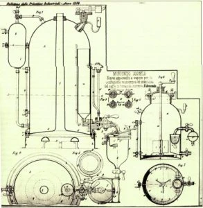 Patente de la primera máquina de espresso por Angelo Moriondo
