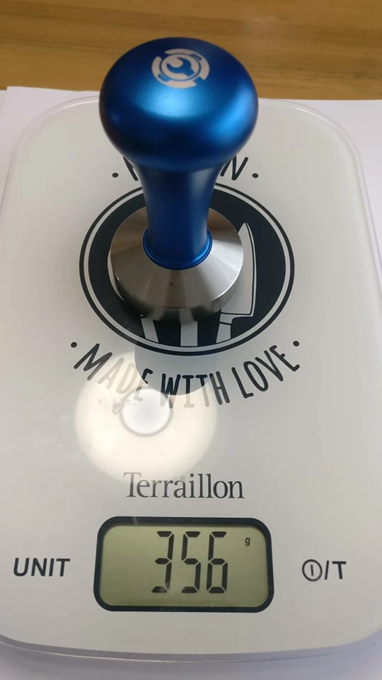 Tamper La Pavoni en acero inoxidable