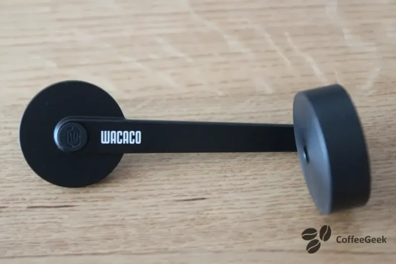 Detalles de la manivela del molinillo