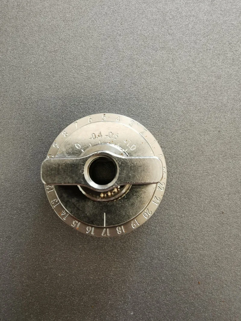 Précision du réglage