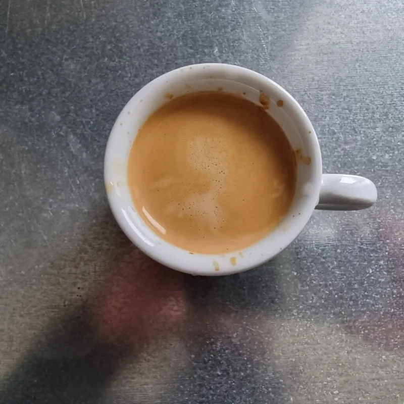 Résultat de l'espresso extrait avec le Picopresso