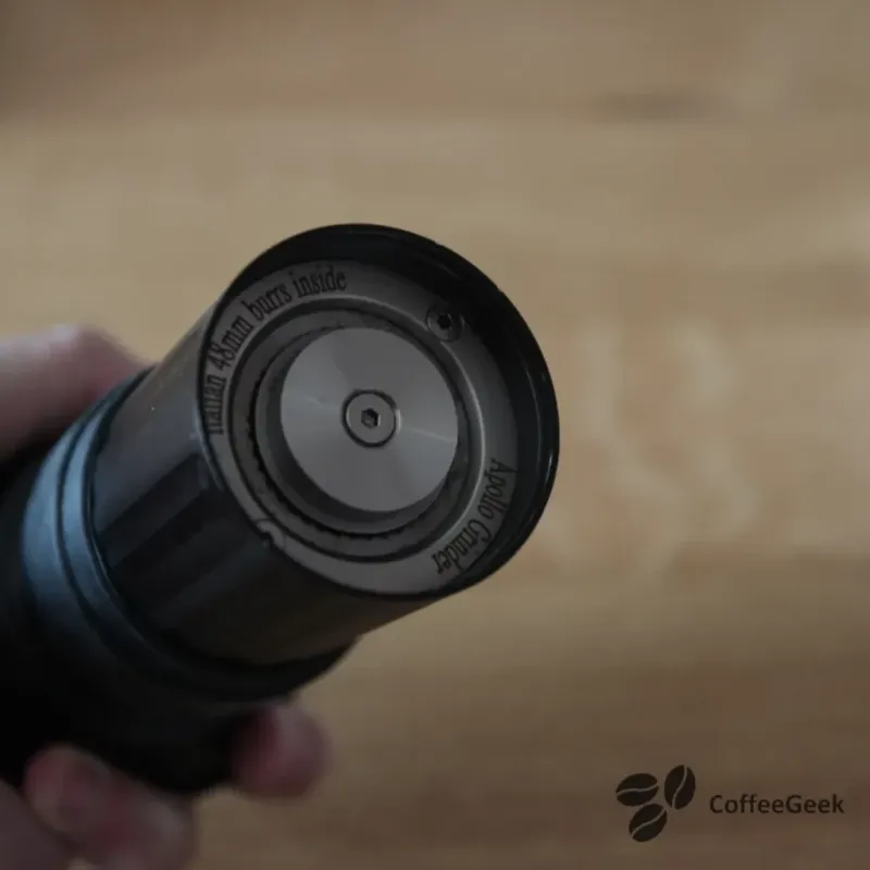 Récipient après extraction du café