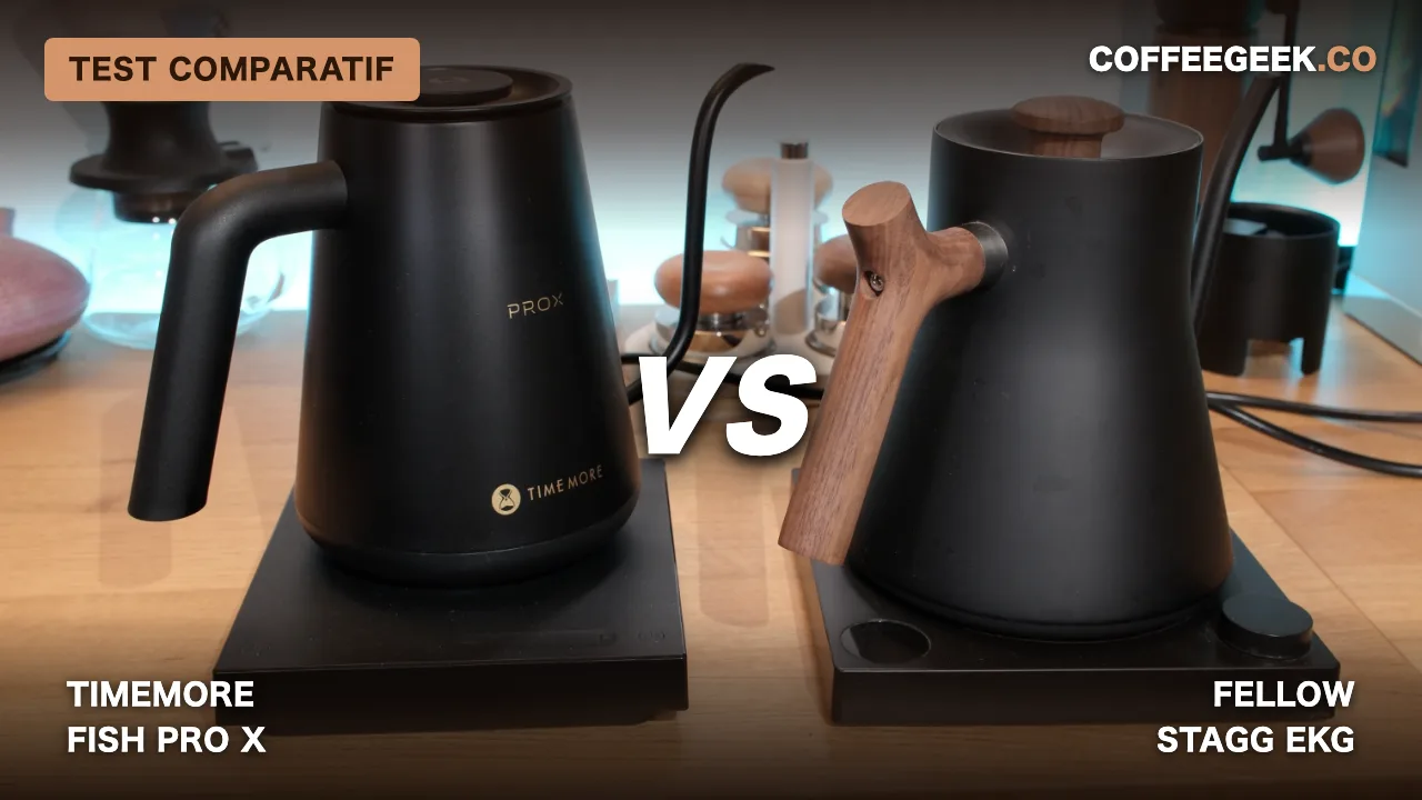 Vidéo comparatif Timemore Fish Pro X vs Fellow Stagg EKG