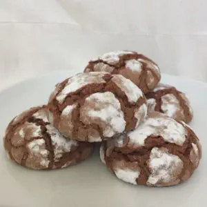 Chocolate crinkles