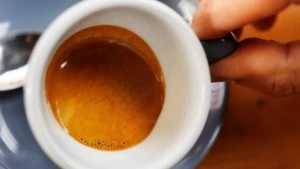 Example of espresso crema