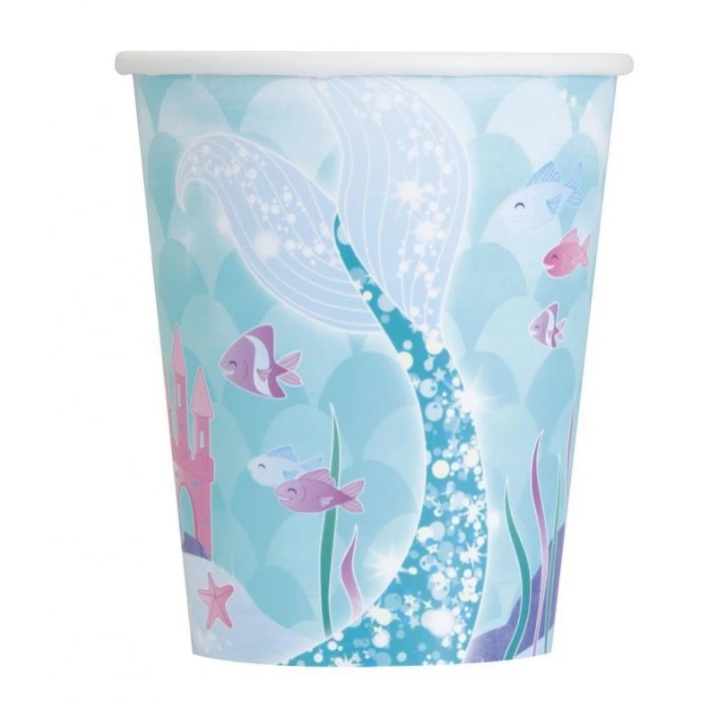 Cardboard cup with plastic coating
