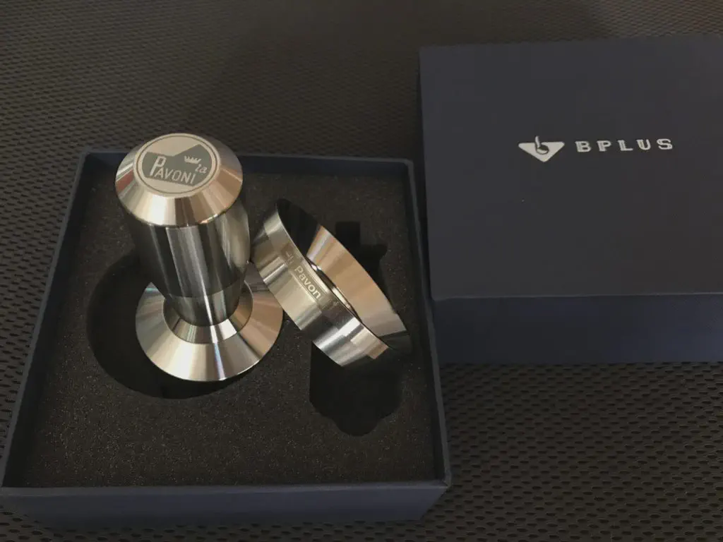La Pavoni tamper with funnel