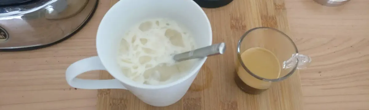 Coffee Recipe: Iced Coffee with Sweetened Milk