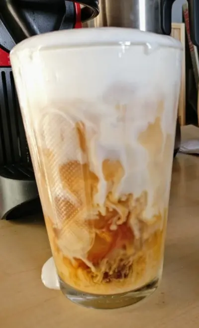 Coffee Recipe: Iced Coffee with Sweetened Milk