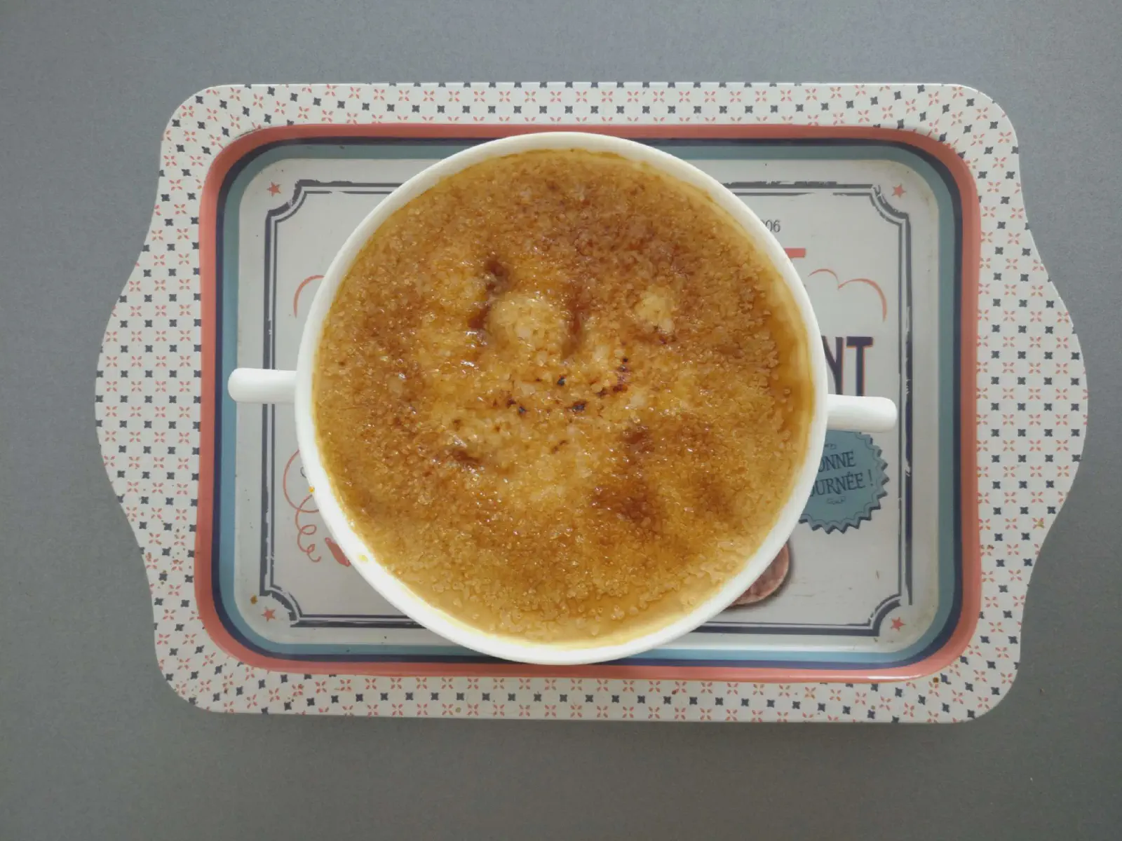 Melting caramel