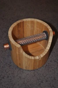 DIY wooden knock box