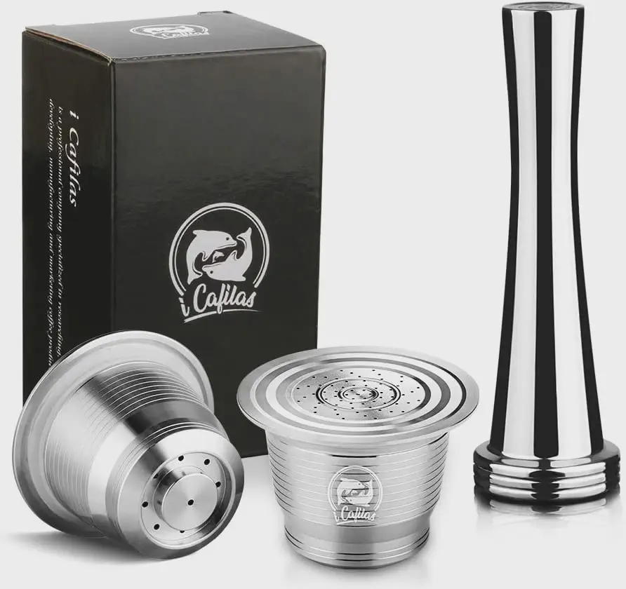 Stainless steel Nespresso capsule