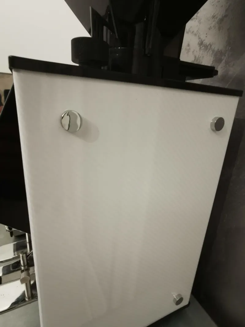 View of the portafilter support