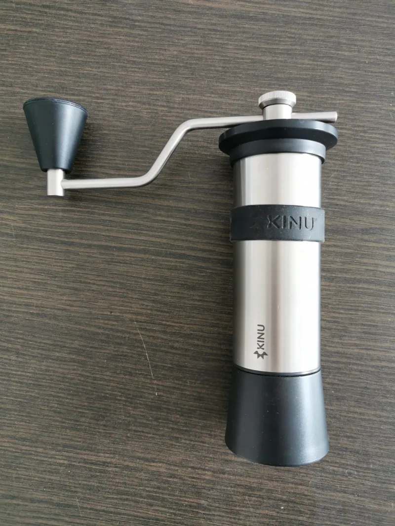 Brushed stainless steel body