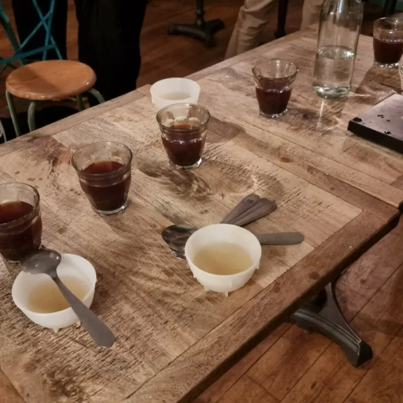 Specialty coffee cupping