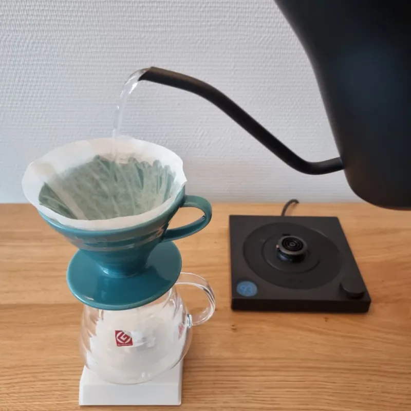 V60 pouring with Fellow Stagg EKG