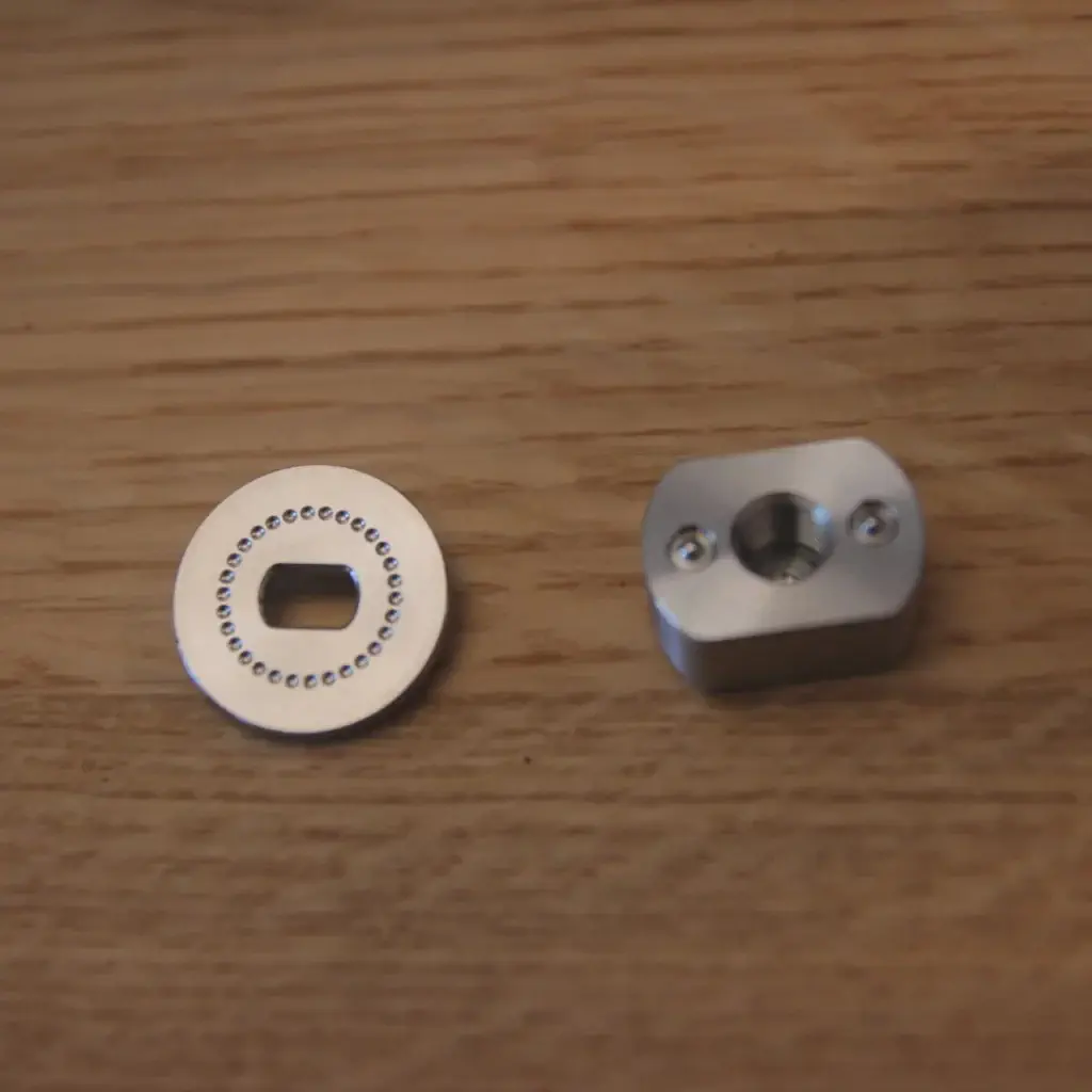 Disassembled lower dial