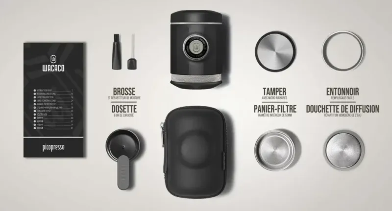 Contents delivered with the Picopresso