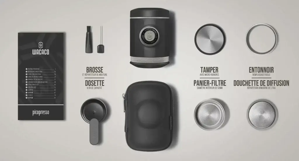 Contents delivered with the Picopresso