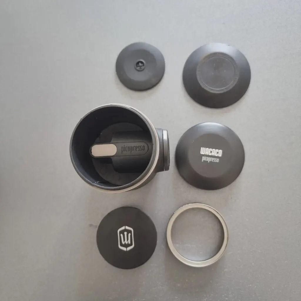 All accessories that can be stored in the Picopresso