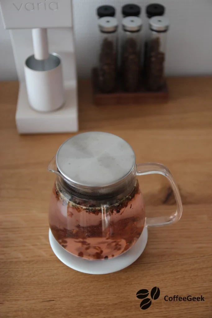 Kinto Unitea tea brewing