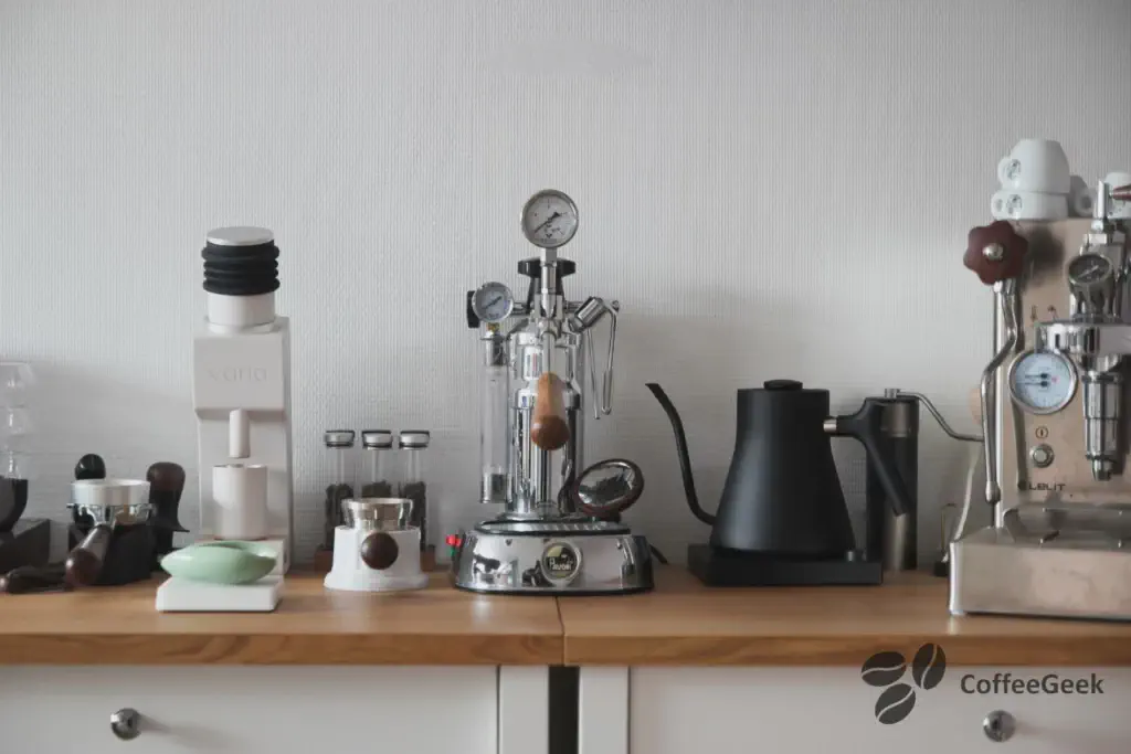 My La Pavoni coffee space