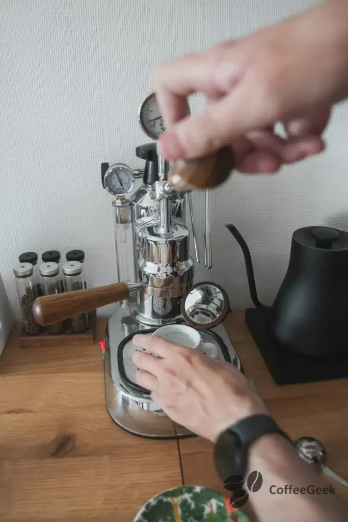 La Pavoni espresso pre-infusion