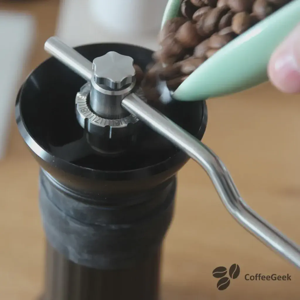 Preparing coffee with the RDT technique