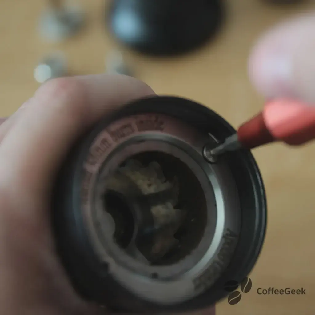 All parts that can be disassembled without tools