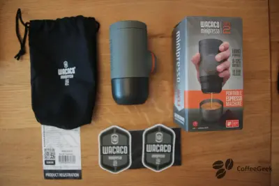 Wacaco Minipresso GR2: Compact Travel Espresso Machine