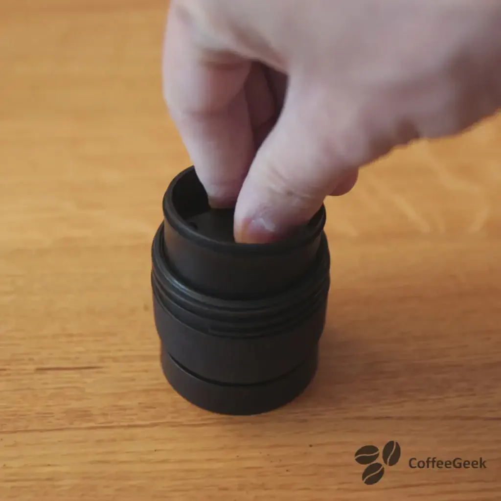 Coffee tamping