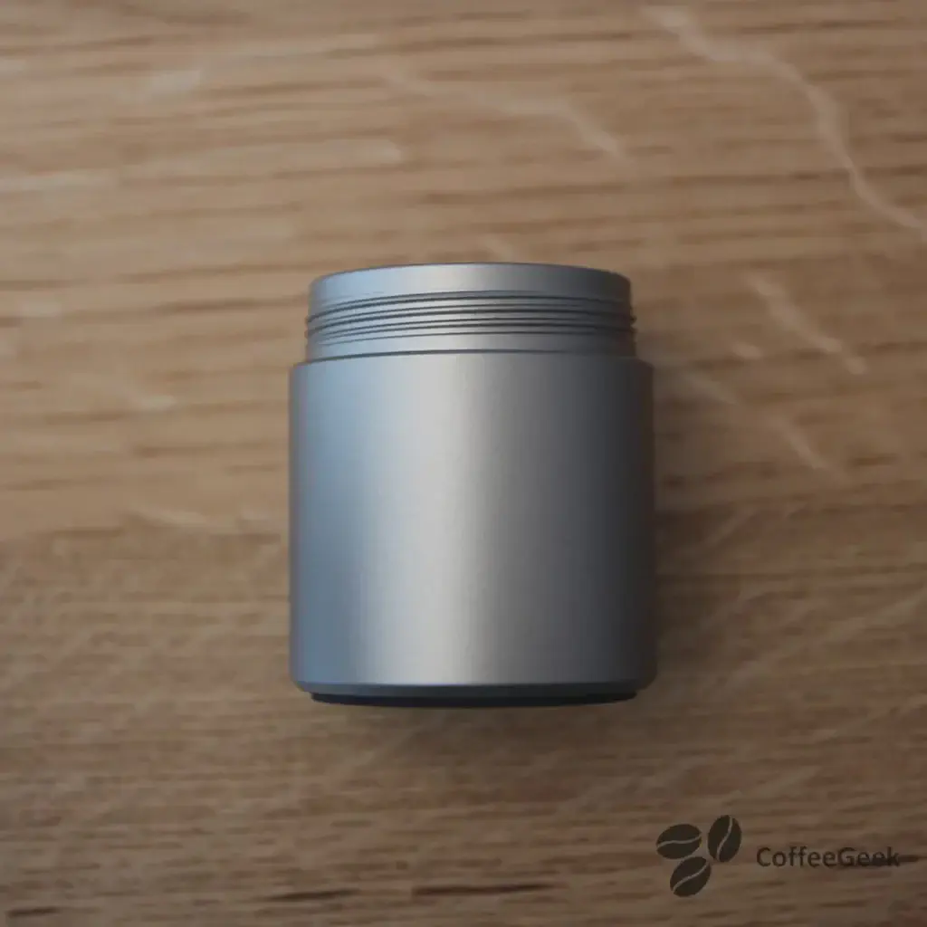 Aluminum container of the Wacaco Exagrind