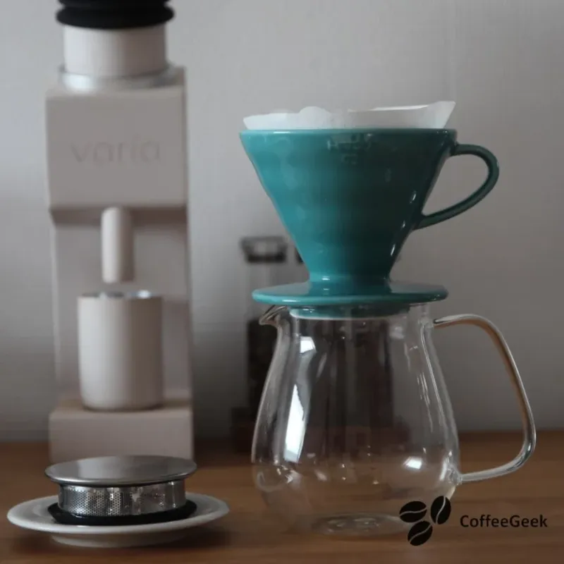 V60 brewing with Wacaco Exagrind