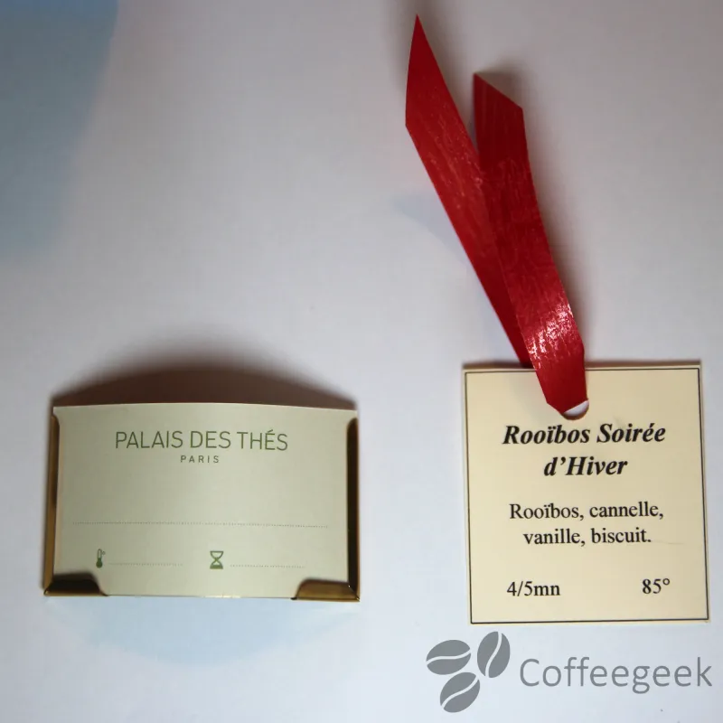 Magnetic label holders from Palais des Thés