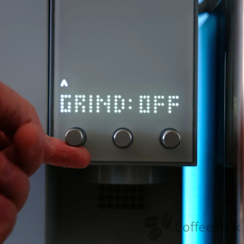 xBloom Studio grinder disabled