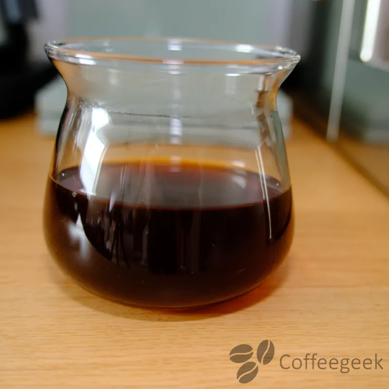 Risultato del caffè Guayaba Nature pour over in tazza