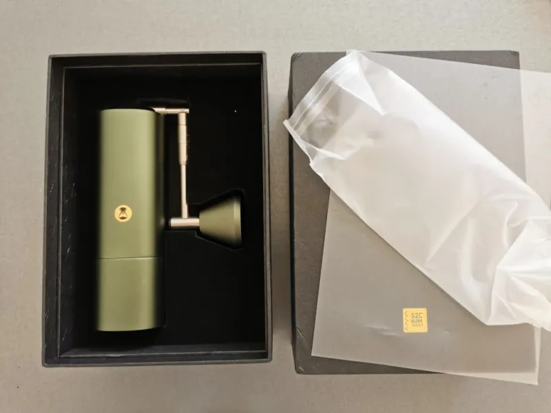 ミルはきちんと収納されている