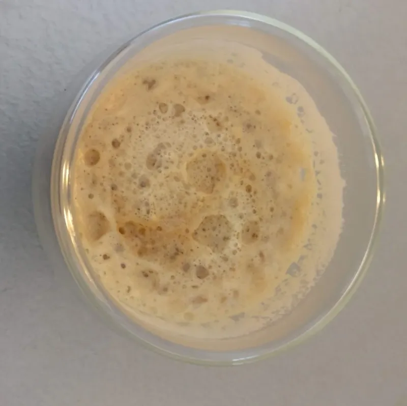 Resultaat met gepressuriseerd filter