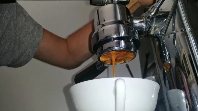 Espresso met een mooie crema