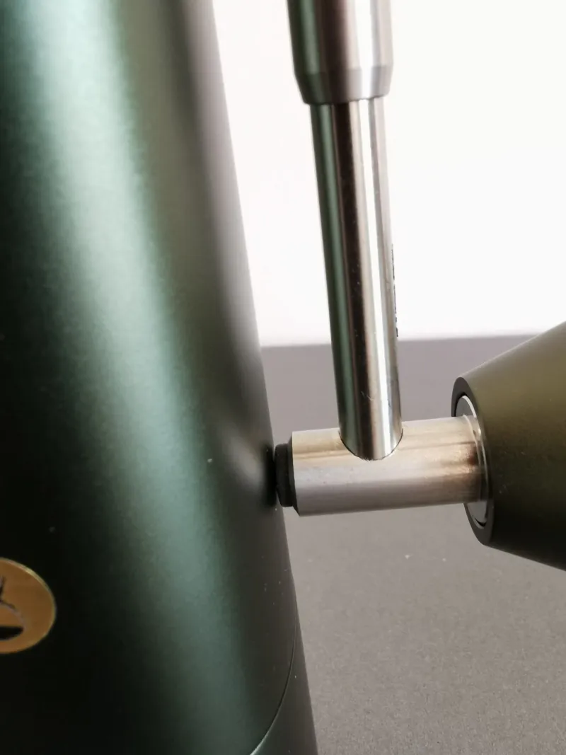 De slinger heeft een rubber Chestnut X