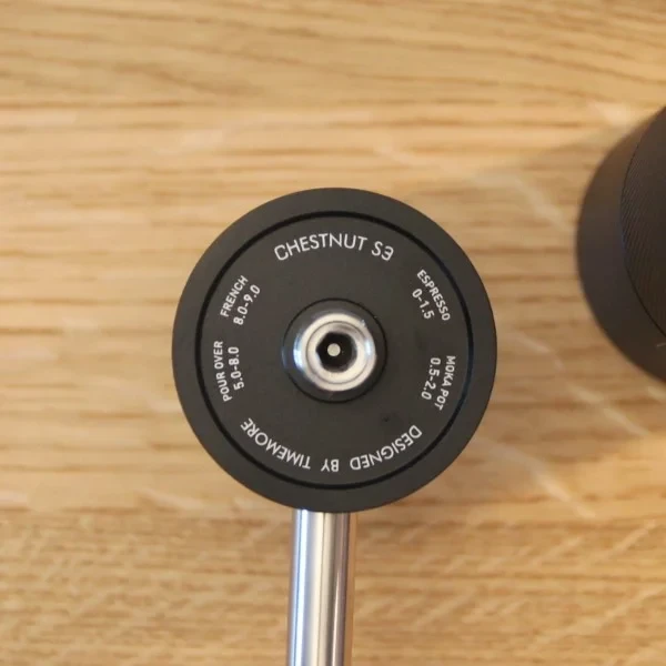 Instelmarkering onder het deksel van de S3