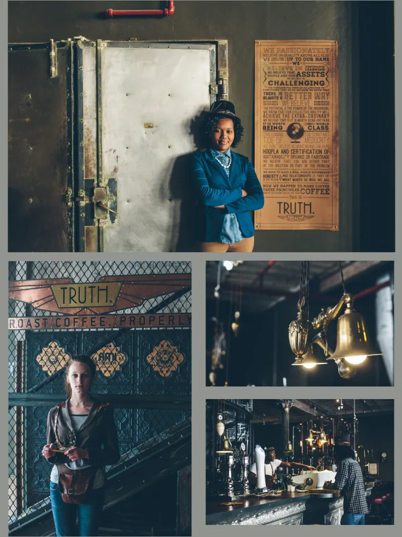 Główna sala Truth Coffee