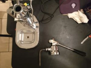 La Pavoni kolv demonterad