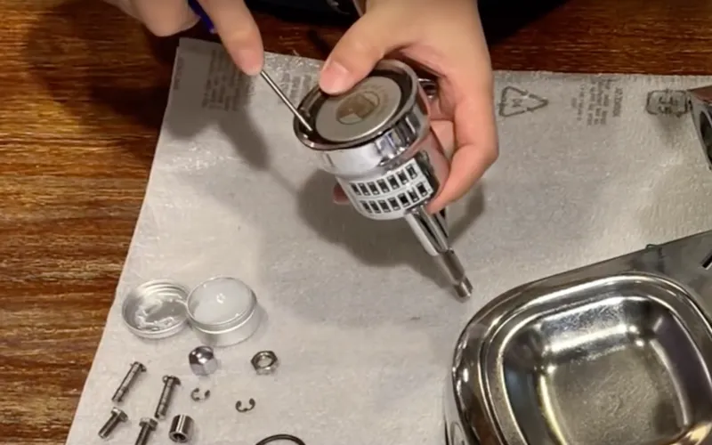 Återmontering av spaken